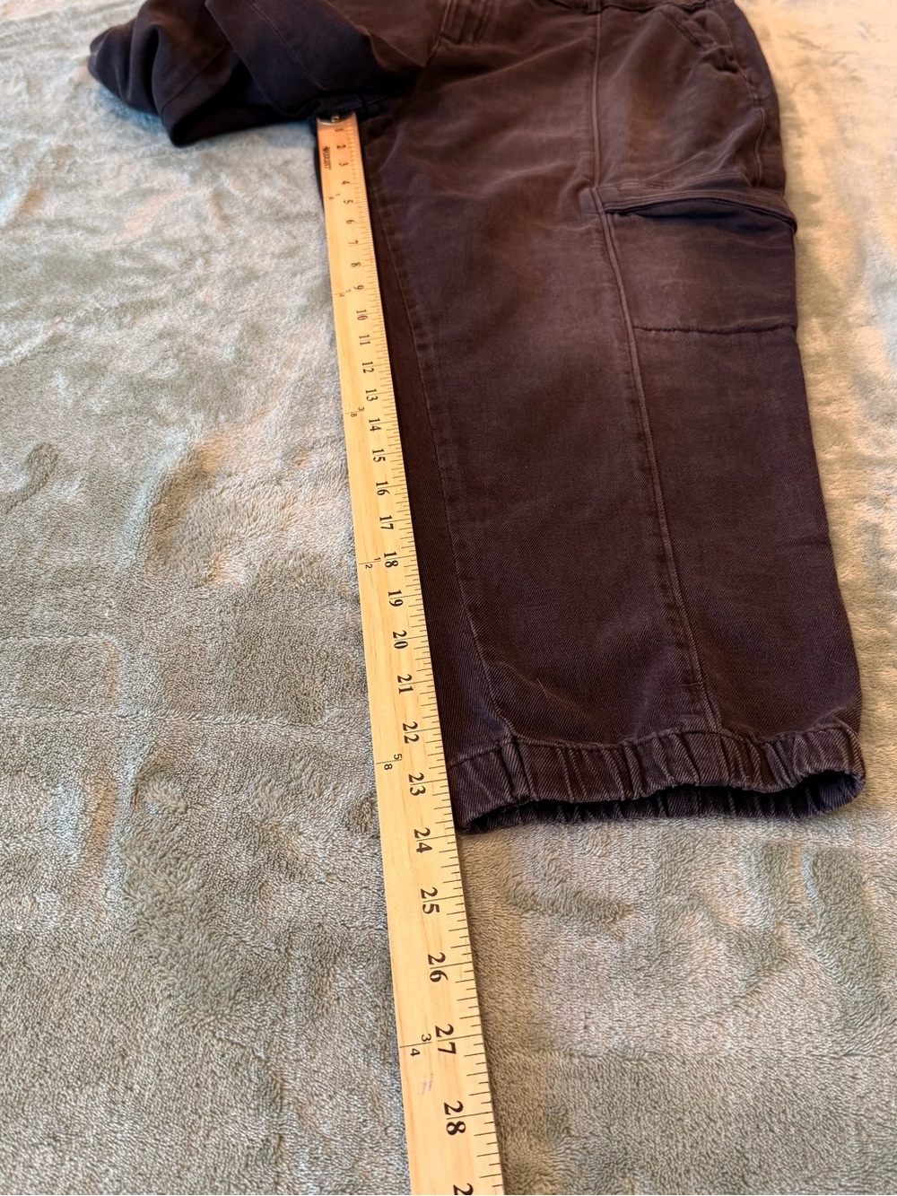 NWT Sonoma Goods for Life Women’s Capri Cargo Pants Gray Size 16 Mid Rise - Picture 10 of 13